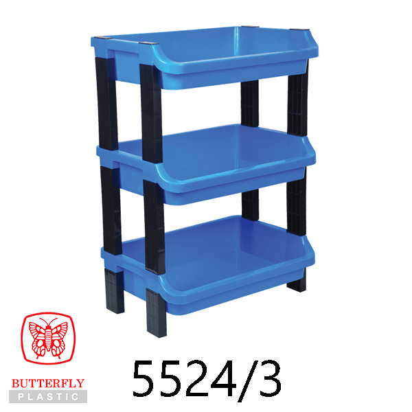 Plastic 3 Tier Rack / Multi Purpose Racking