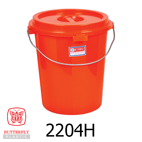 Baldi Plastik 4 Gallon dengan Penutup & Pemegang