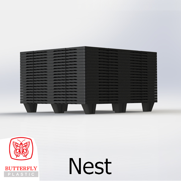 5022 nestable plastic pallet