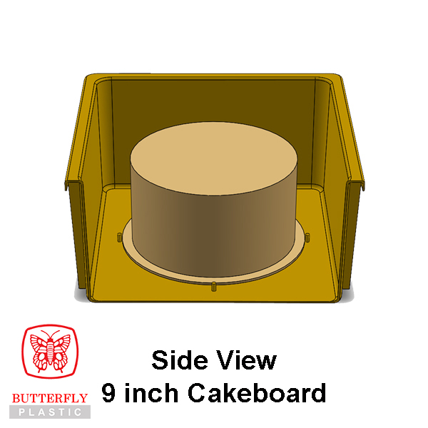 5156 Stackable Crate — Square/rectangular tub with straight walls, rounded corners, and a wide flat rim.